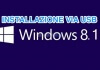 installare windows 8.1 via usb