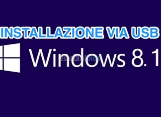 installare windows 8.1 via usb