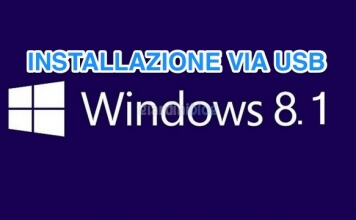 Creare penna USB per l'installazione di Windows 8.1