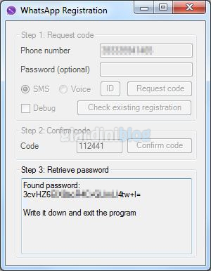 registrazione-whatsapp-password