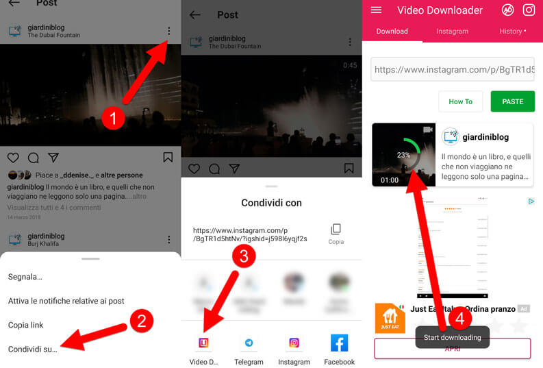 App Android Scaricare Video Da Instagram