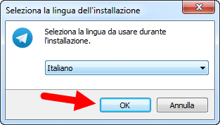 lingua telegram italiano