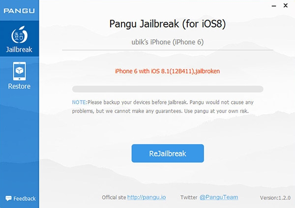 Jailbreak iOS iPhone6