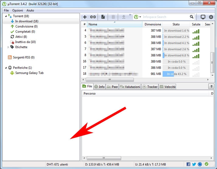 rimuovere banner utorrent 6