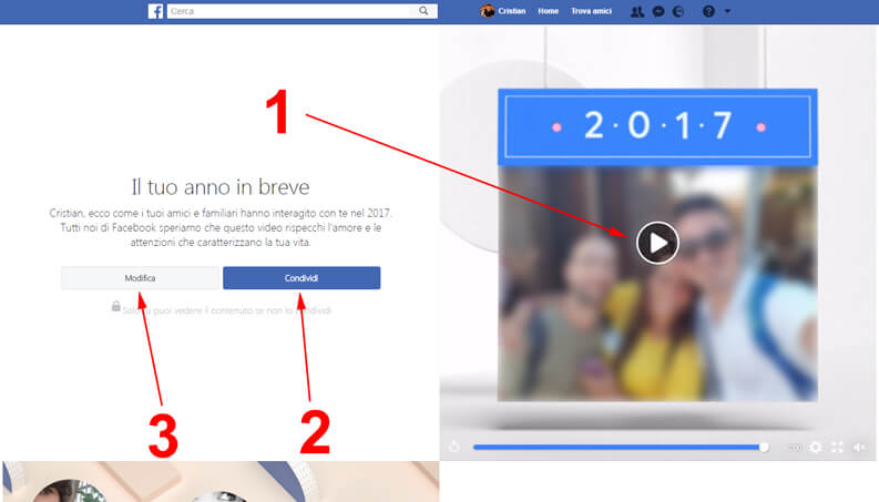 come fare l anno in breve facebook