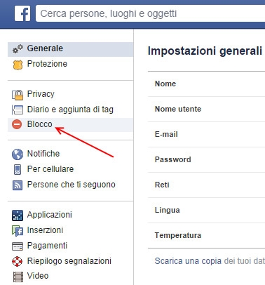 bloccare richieste giochi facebook