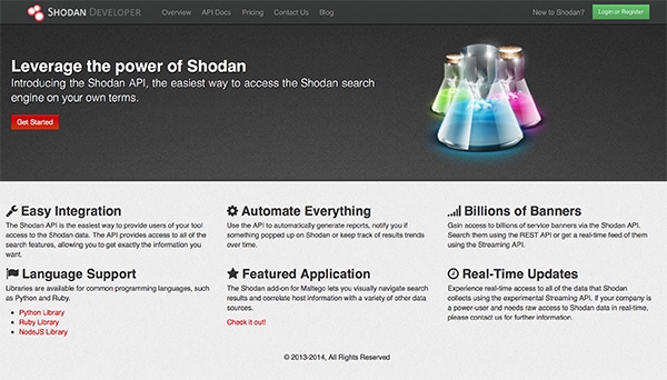 shodan developer