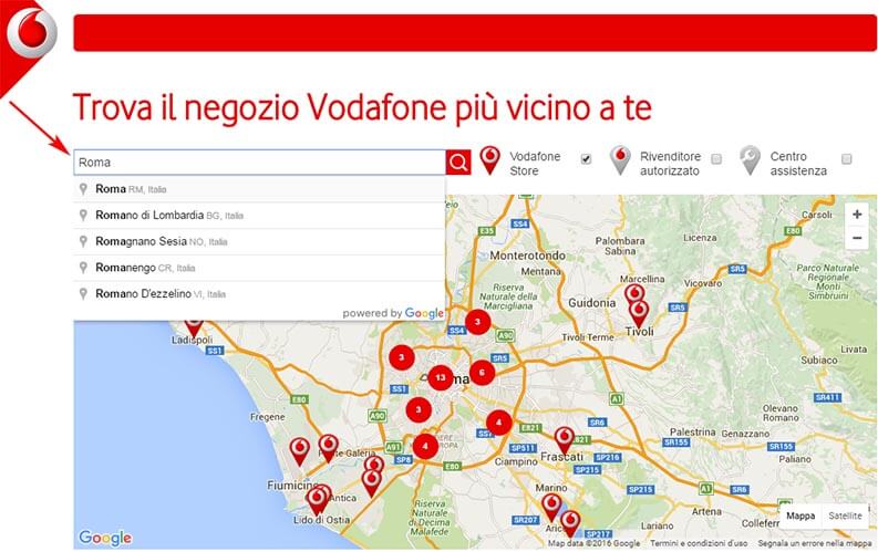 dove e il centro tim vodafone wind tre piu vicino a casa mia per recuperare il codice puk