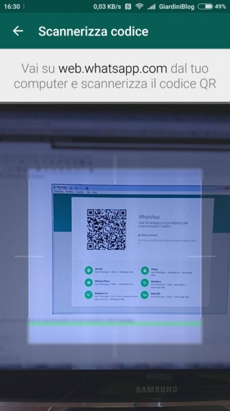 whatsapp app per computer desktop windows e mac codice qr inquadrare