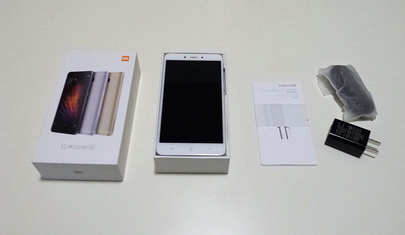 xiaomi redmi note 4 contenuto box