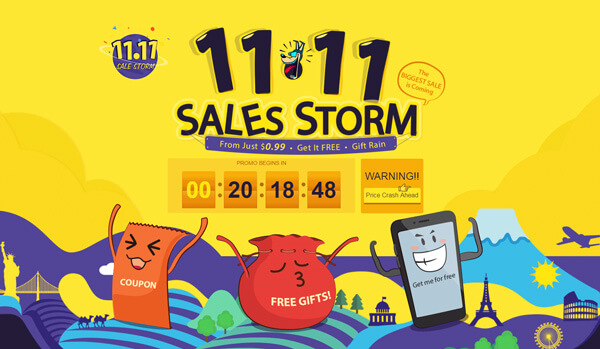 gearbest storm sales 11-11