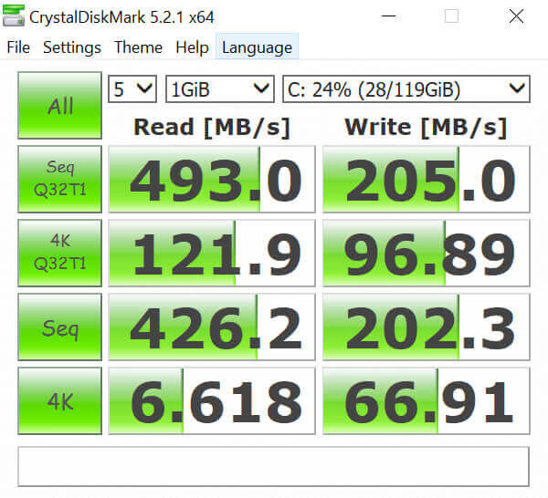 Recensione Voyo VBook V3 Apollo Lake crystalmark