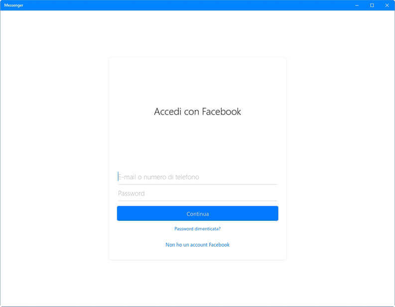 facebook messenger per le chiamate