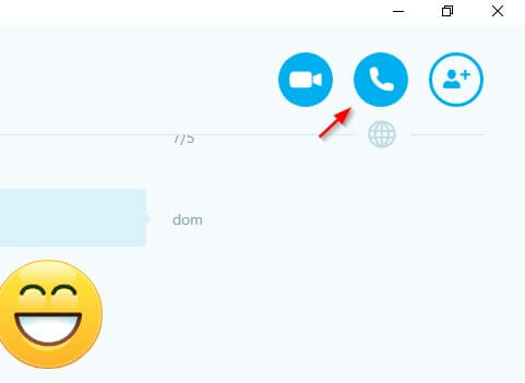 bottone skype per chiamare gratis dal pc