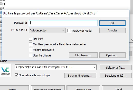 Come proteggere una cartella con password