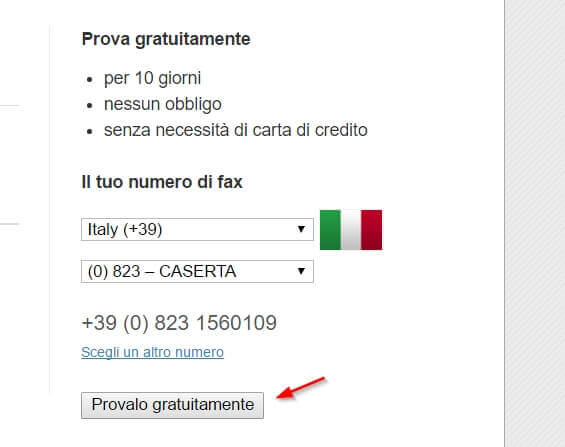Inviare Fax Online-5