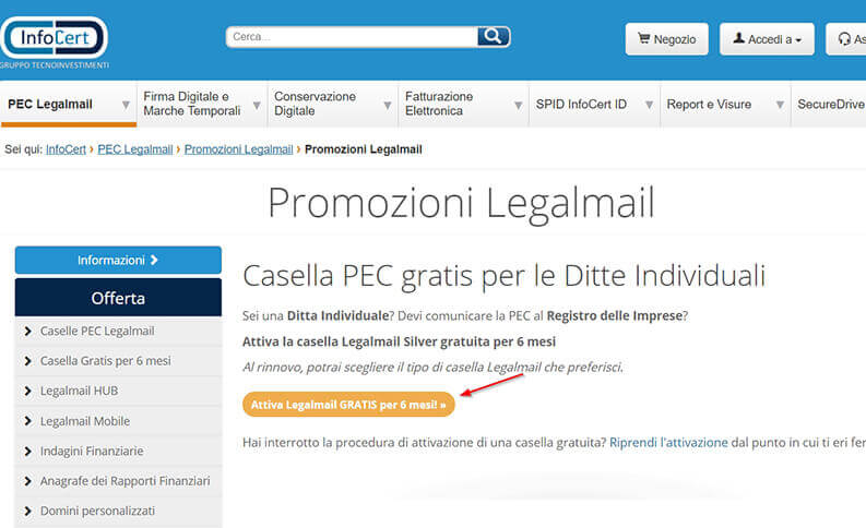 pec legalmail