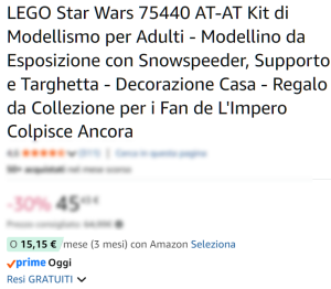 Amazon Prime Esempio Tag