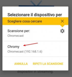 Come utilizzare Chromecast