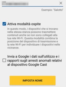 Come utilizzare Chromecast