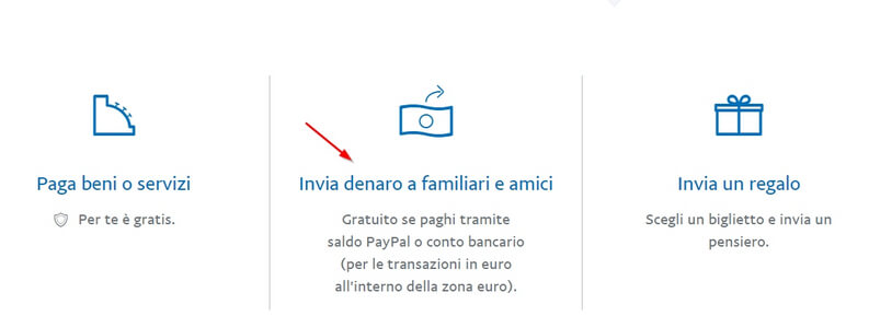 Come inviare denaro tramite Paypal