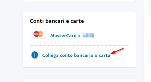 Come ricaricare PayPal da carta di credito/prepagata