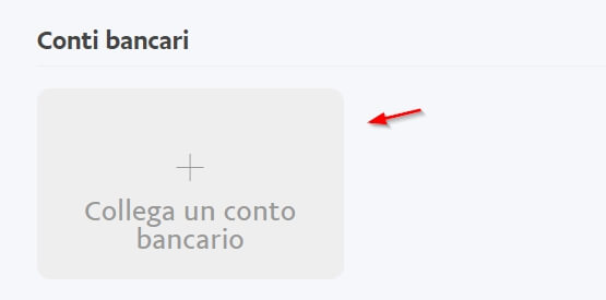 Conti bancari Paypal