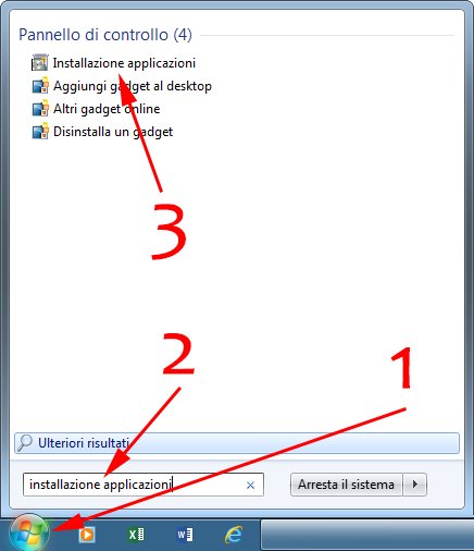 installazione applicazioni windows pulizia disco