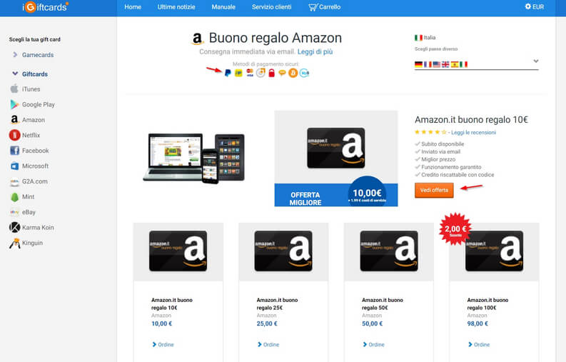 Come usare PayPal su Amazon