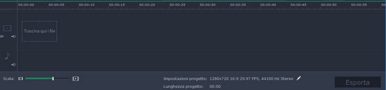 Movavi Video Editor Timeline