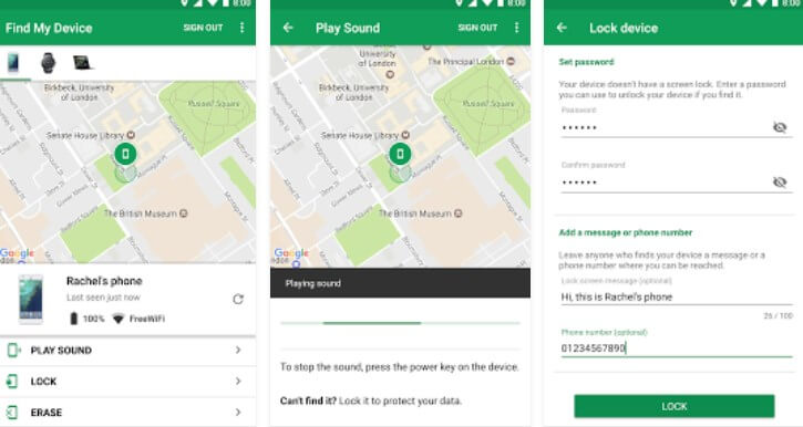 Con 'Find My Device' di Google potrete localizzare il vostro smartphone Android, anche da spento