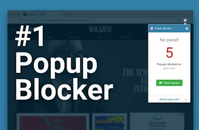 poper blocker - estensione gratuita per chrome