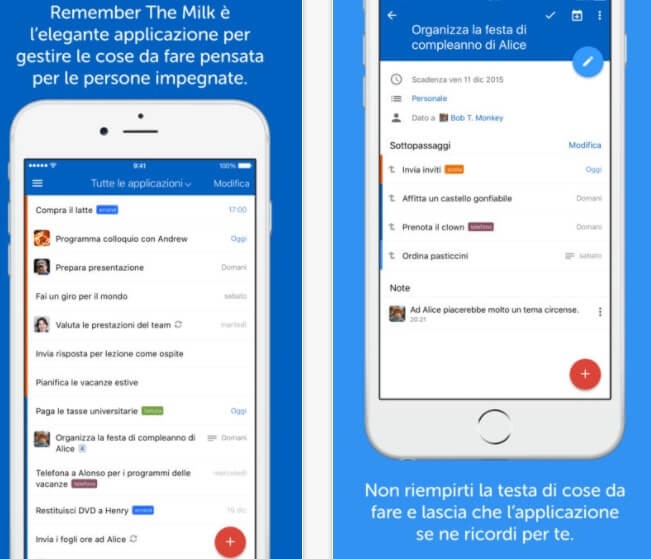 rtm app per gestire task cloud