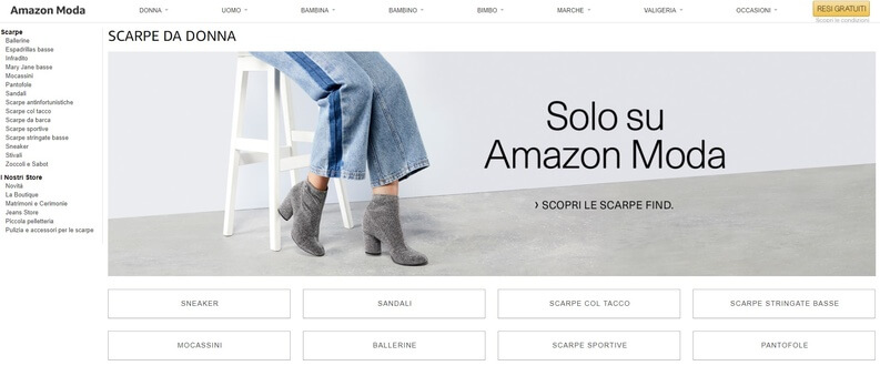 I MIGLIORI SITI PER COMPRARE SCARPE ONLINE