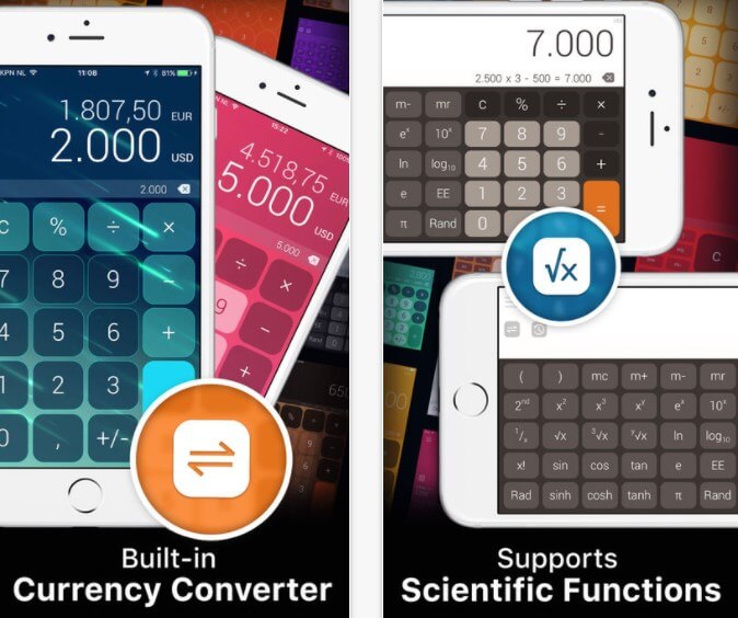 calcolatrice avanzata per iphone