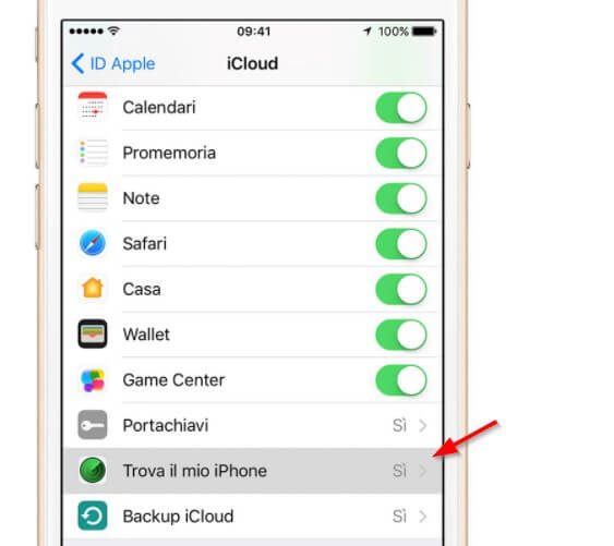 Se la funzione Trova il mio iPhone non è abilitata sul dispositivo smarrito
