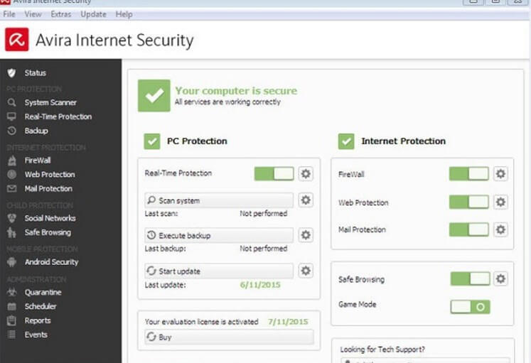 avira internet security suite