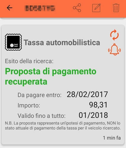 verificare bollo auto android 2