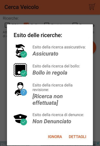 verificare bollo auto android