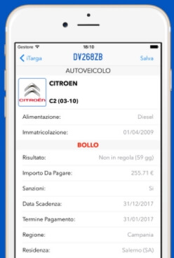 verificare bollo auto itarga