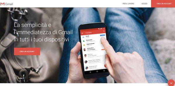 crea account gmail