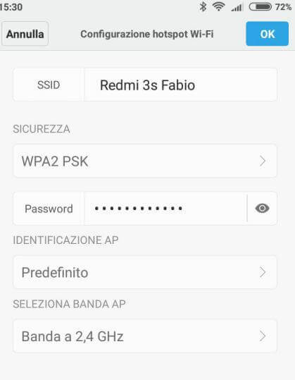 creare rete wireless con Android 2