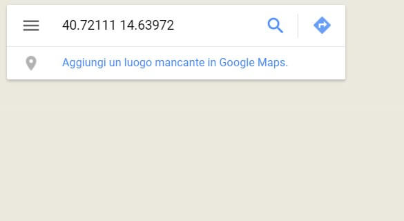 Google maps latitudine e longitudine