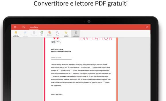 convertitore e lettore PDF per Android