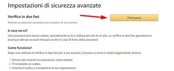 primi passi amazon