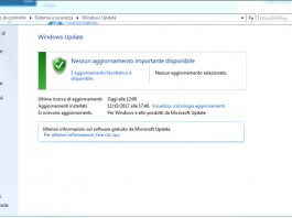 aggiornamenti disponibili windows