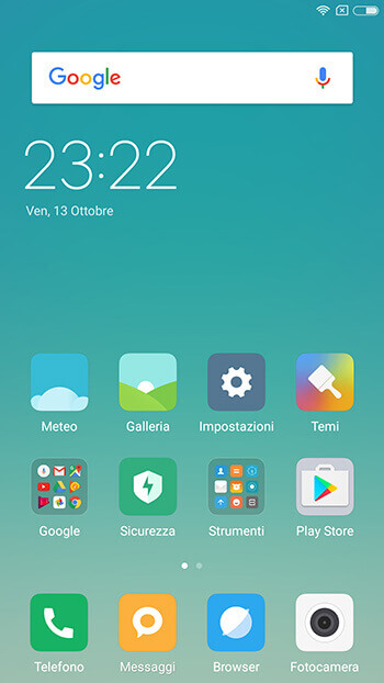 interfaccia miui