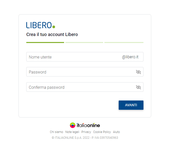 Libero Mail Registrazione Account