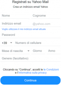 posta elettronica yahoo
