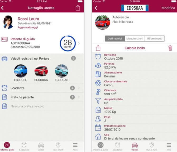 punti patente app ios